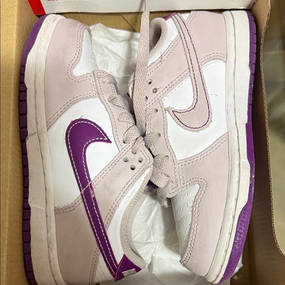 Nike Kids Sneakers White and Purple